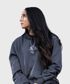 Alternative view of Sudadera Lotus Flower Woman